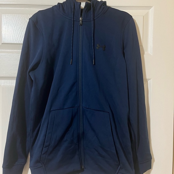 Under Armour Men's Dark Blue Zip-Up Sweater - Picture 1 of 4